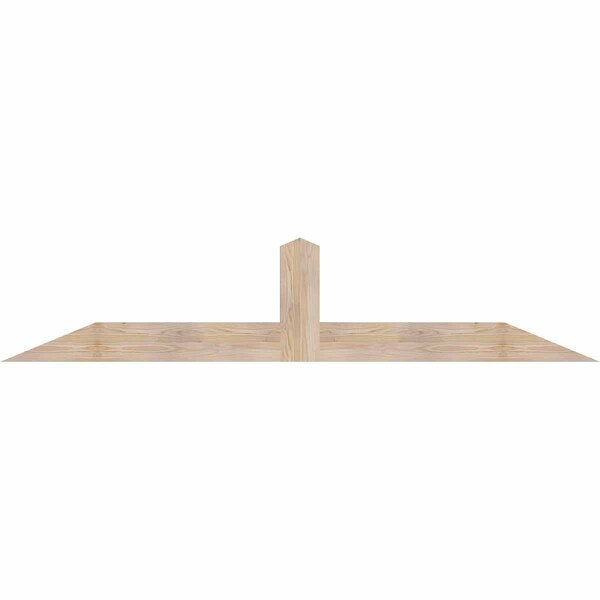 Ekena Millwork Portland Smooth Timber Gable Bracket, Douglas Fir, 84"W x 17"H x 3 1/2"D x 5 1/2"F, 5/12 Pitch GBW084X17X0406POR00SDF - main